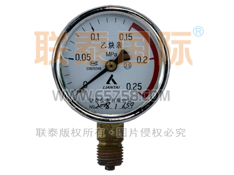 YY60 乙炔壓力表